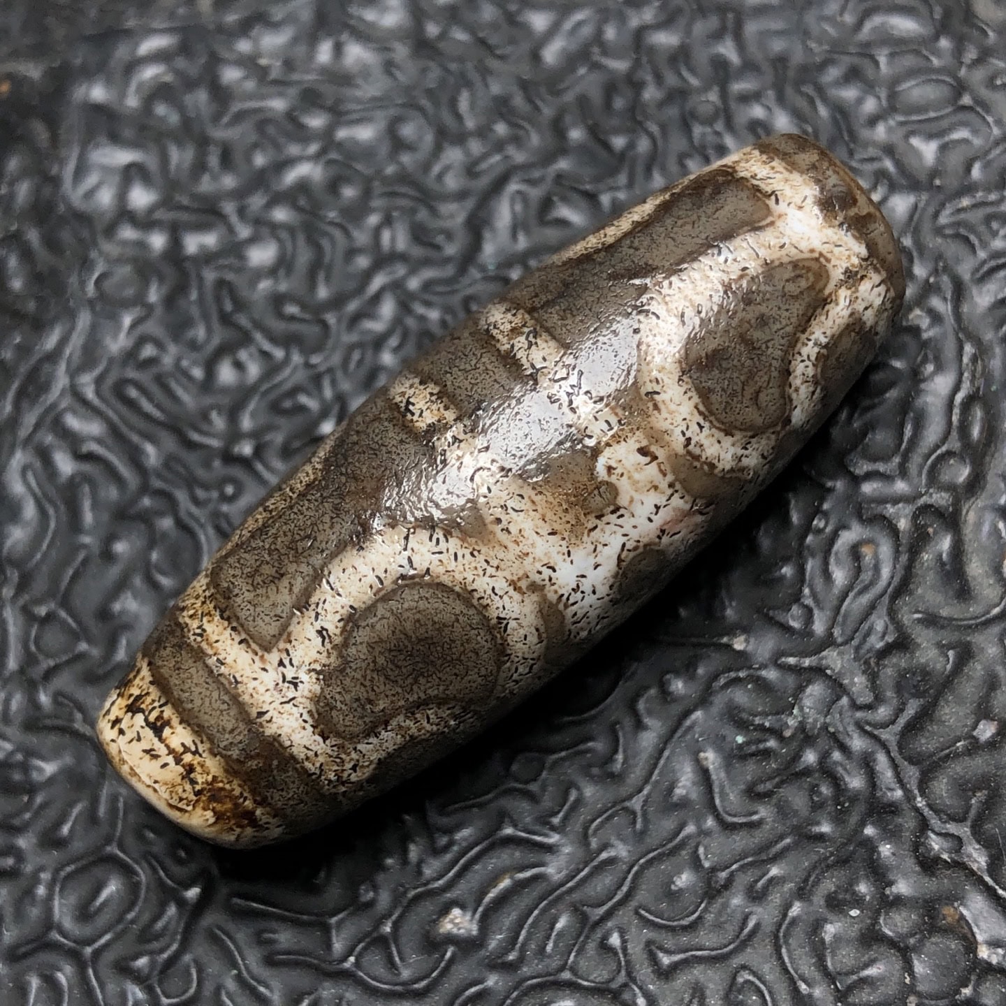 Chinese Natural Agate DZI Beads