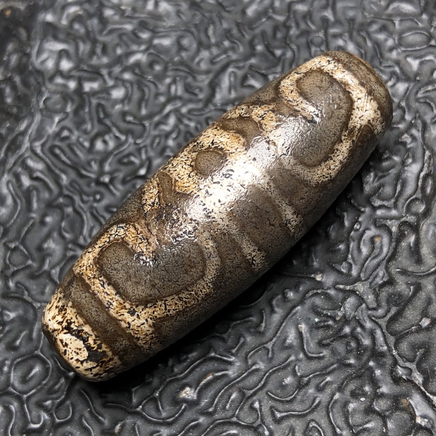 Chinese Natural Agate DZI Beads
