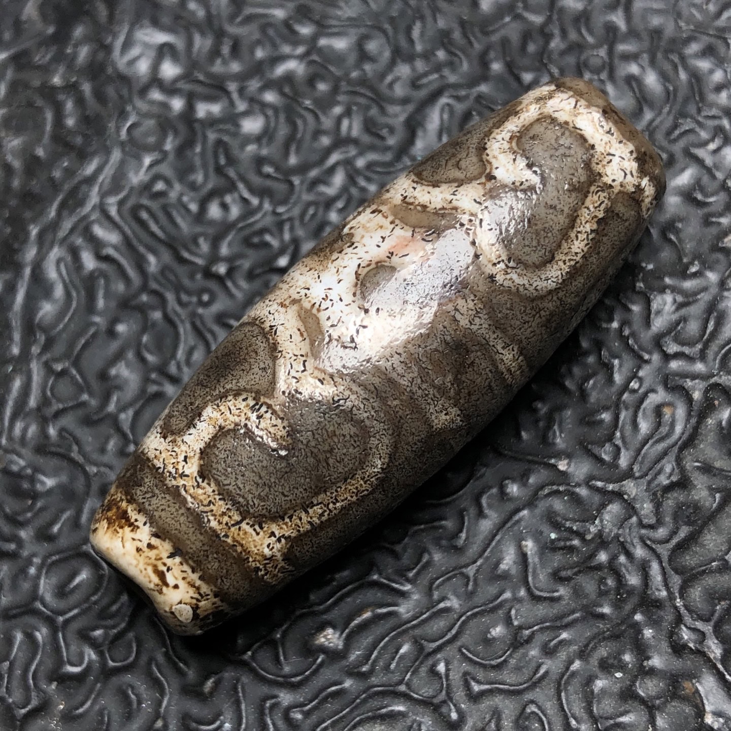 Chinese Natural Agate DZI Beads