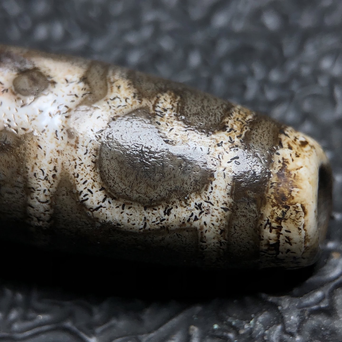 Chinese Natural Agate DZI Beads