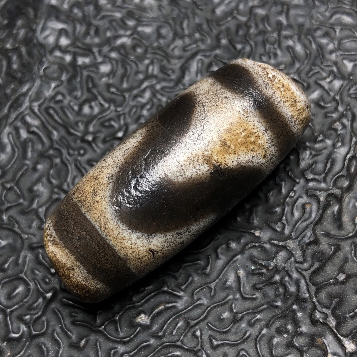 Chinese Natural Agate DZI Beads