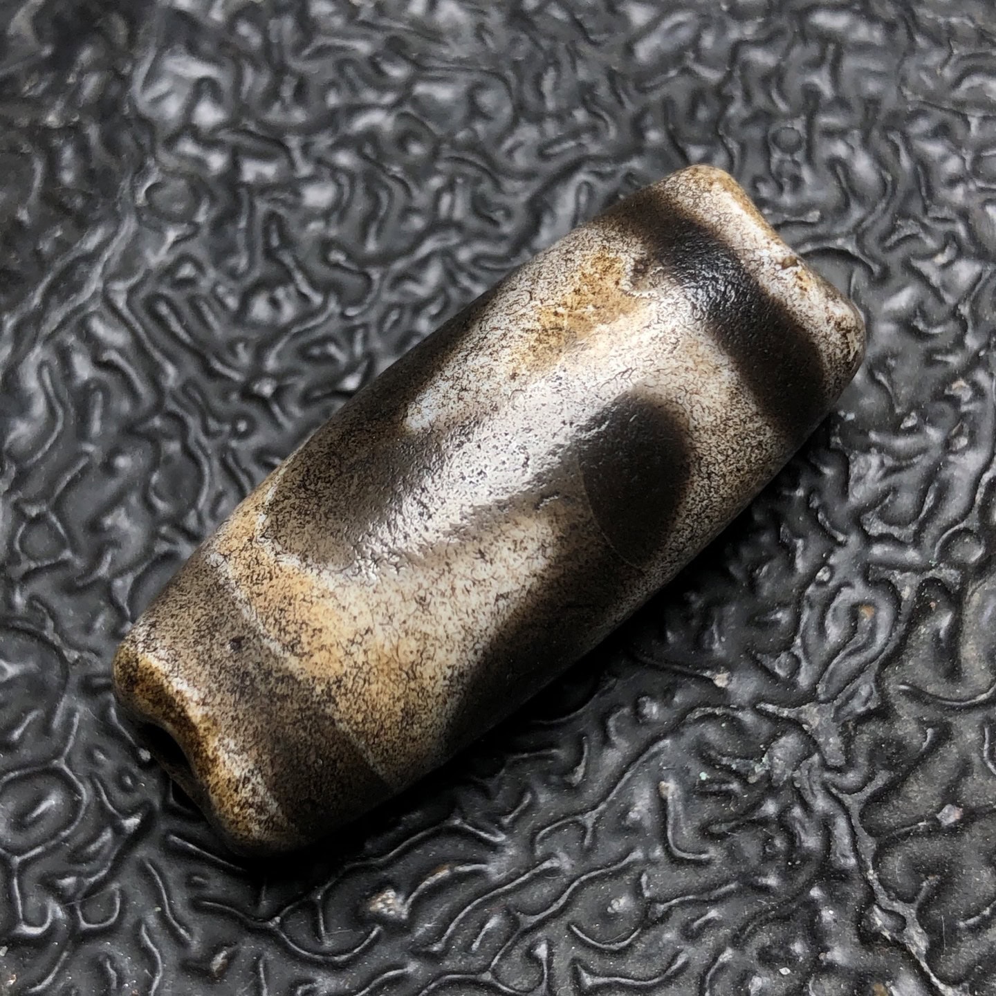 Chinese Natural Agate DZI Beads