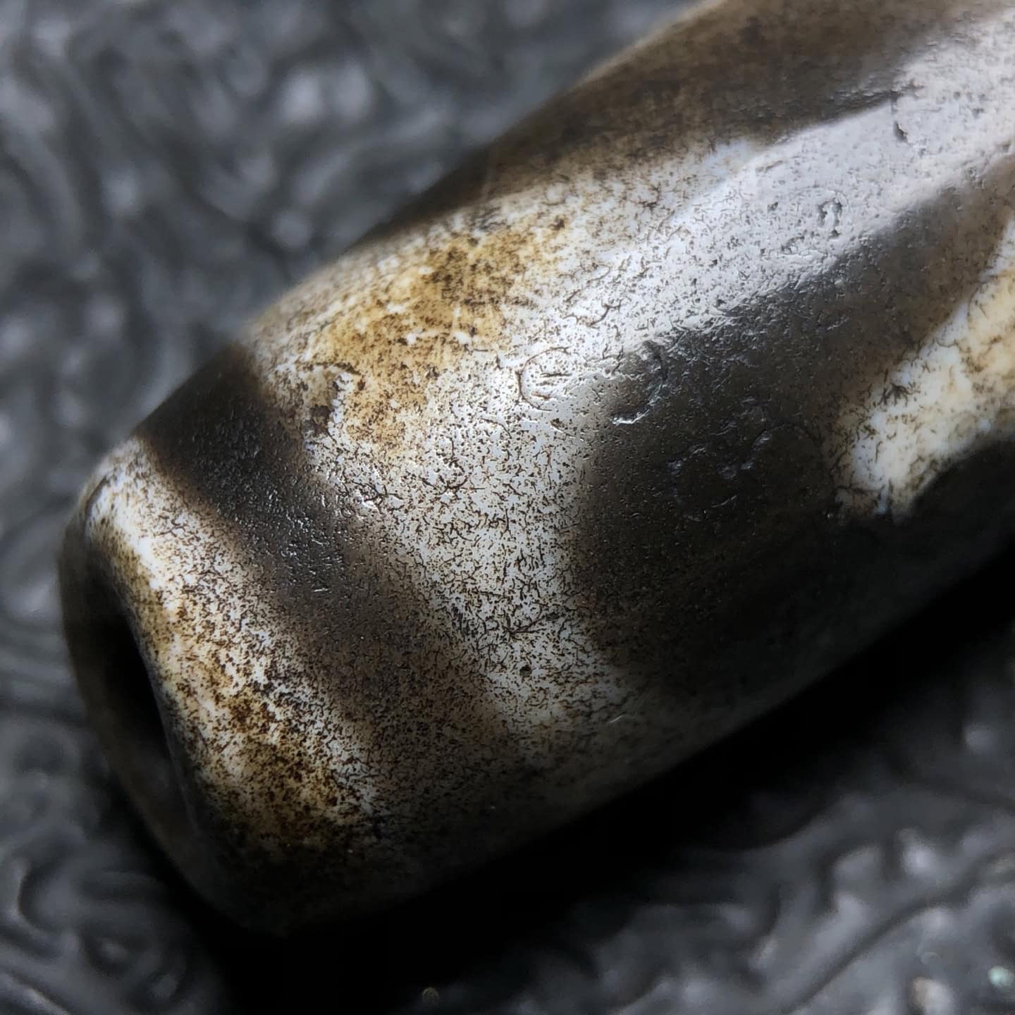 Chinese Natural Agate DZI Beads