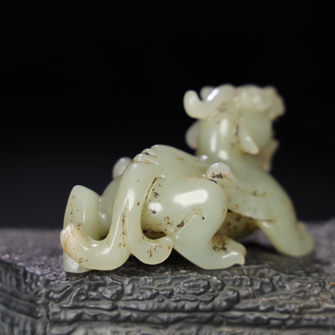 Chinese Natural Jade Carved animals