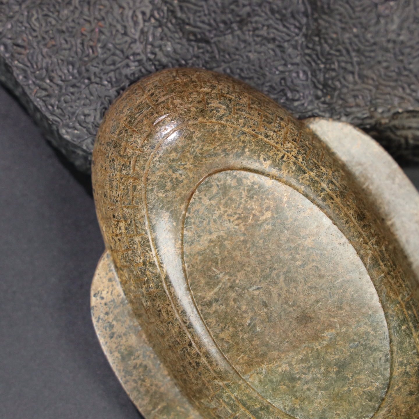 Chinese Natural Jade Carved cup