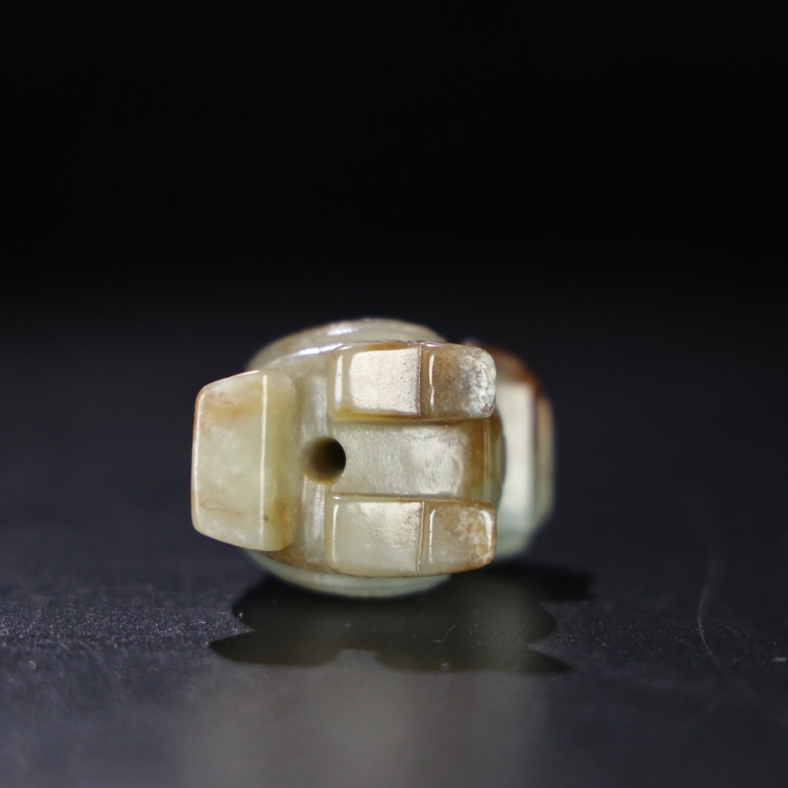 Chinese Natural Jade Carved Beasts