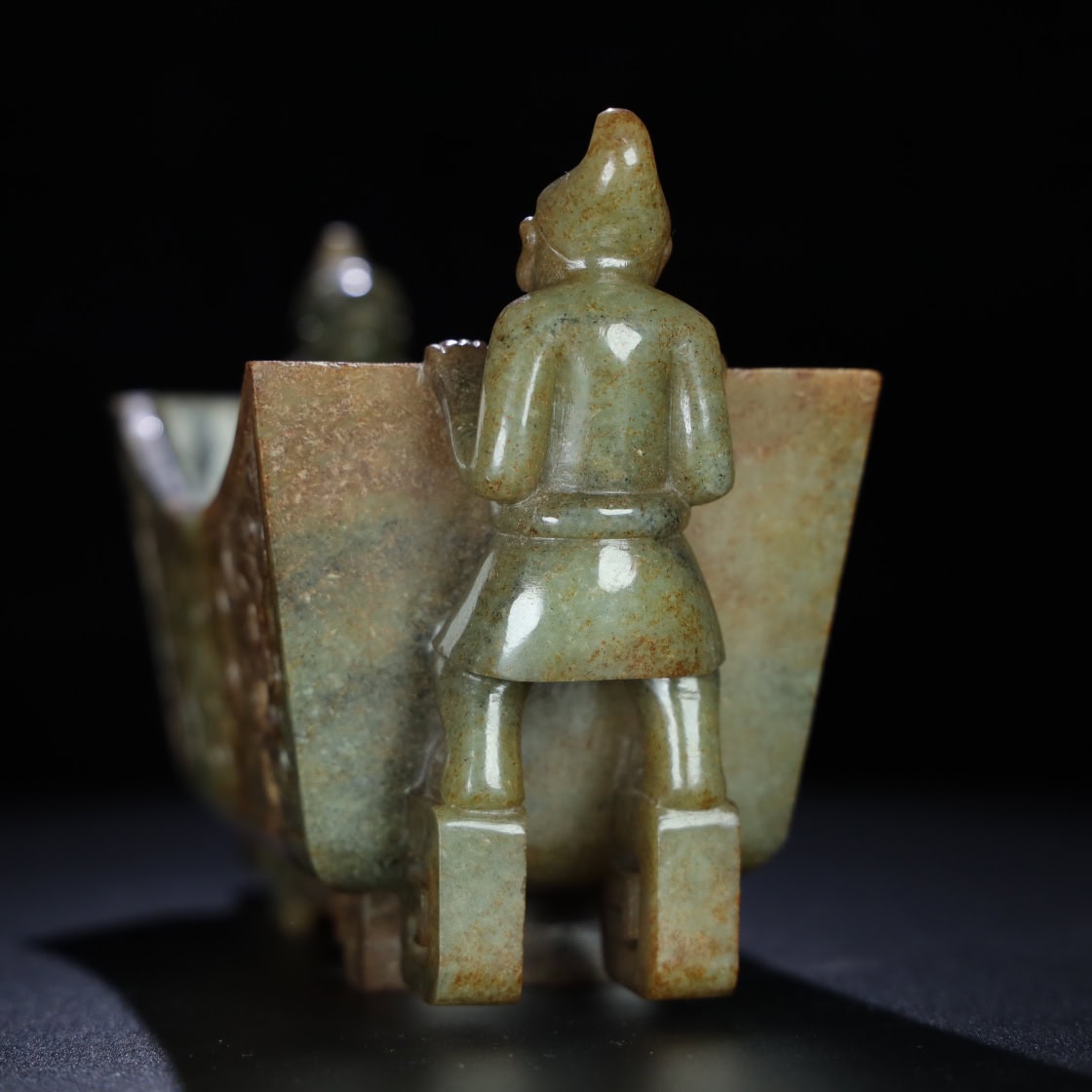 Chinese Natural Jade Carved Bowl