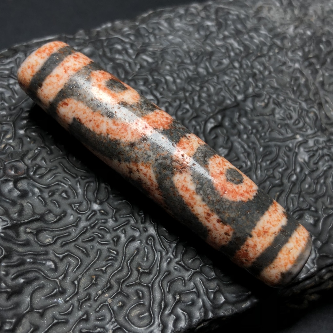 Chinese Natural Agate DZI Beads