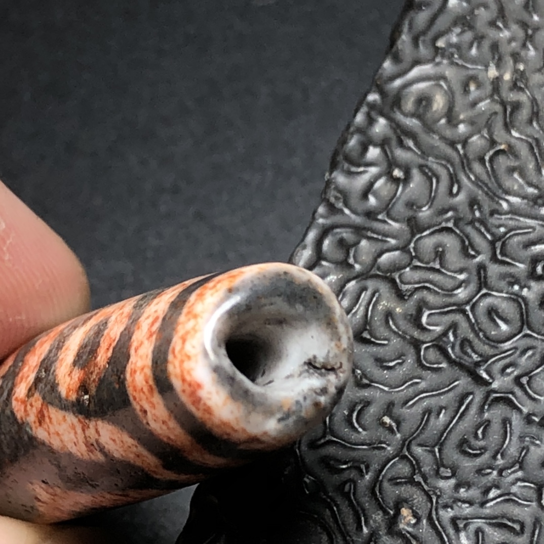 Chinese Natural Agate DZI Beads