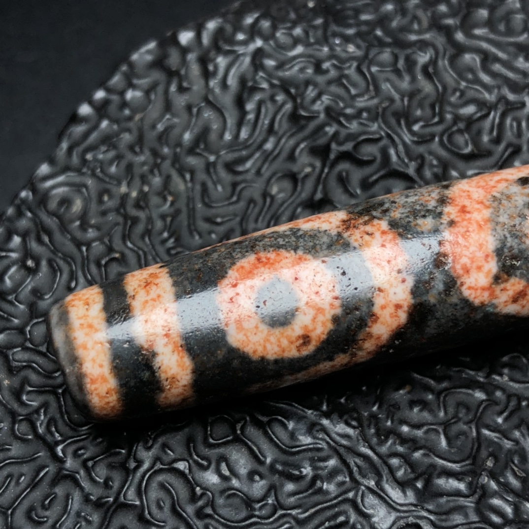 Chinese Natural Agate DZI Beads