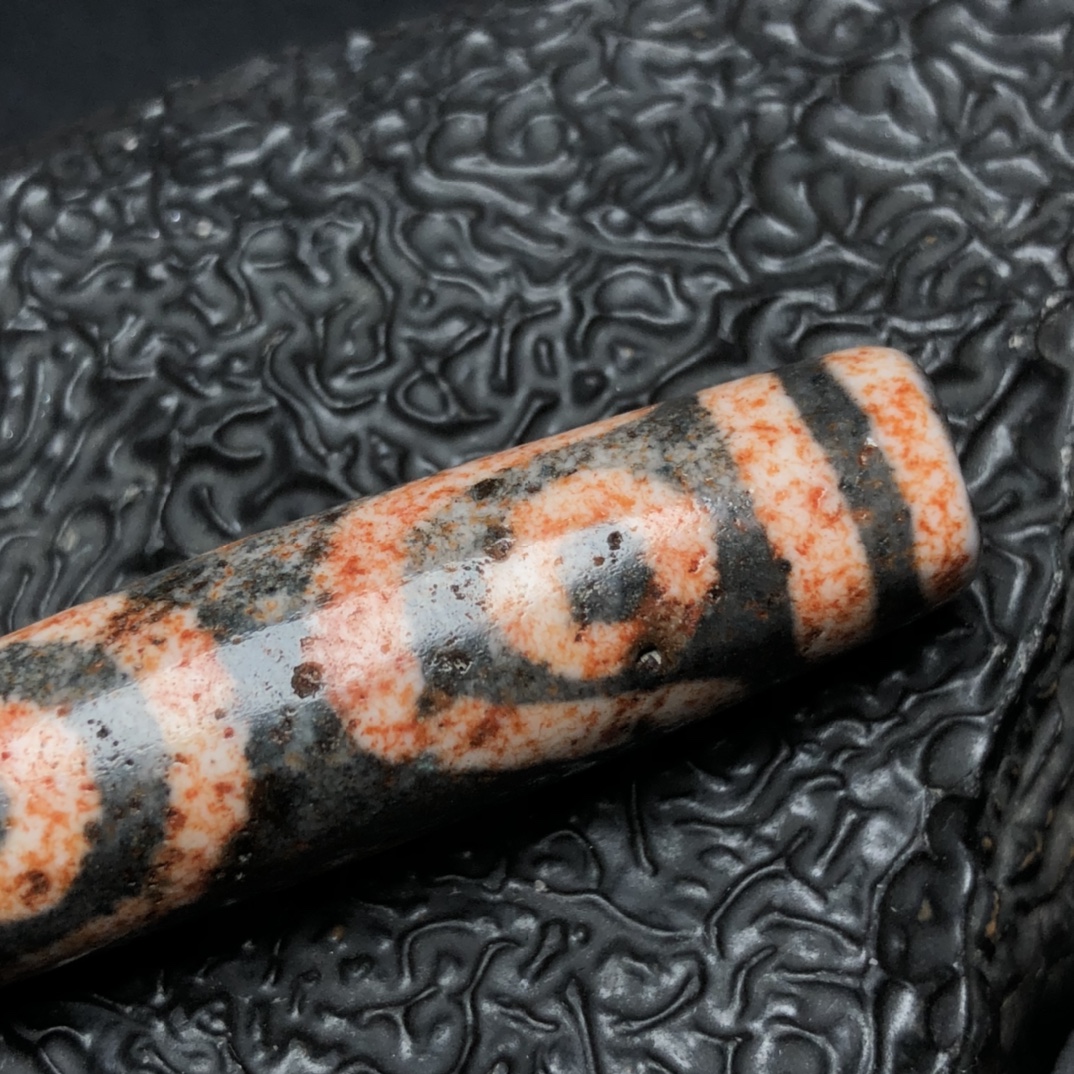 Chinese Natural Agate DZI Beads