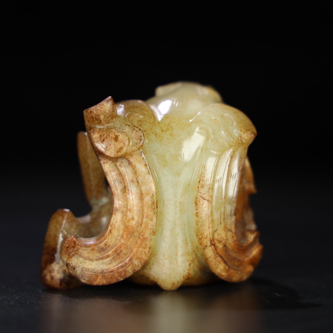 Chinese Natural Jade Carved bear