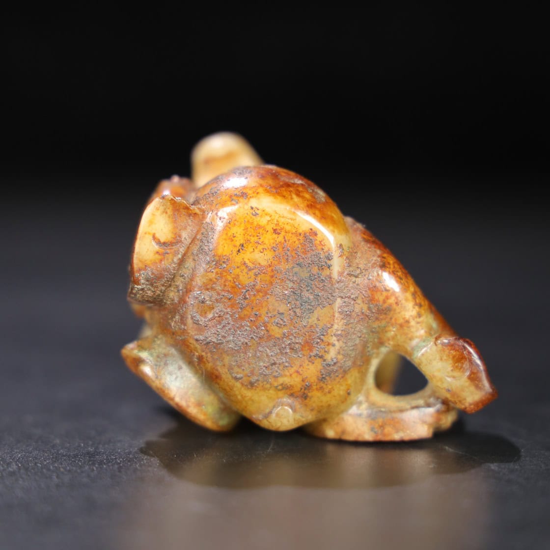 Chinese Natural Jade Carved bear