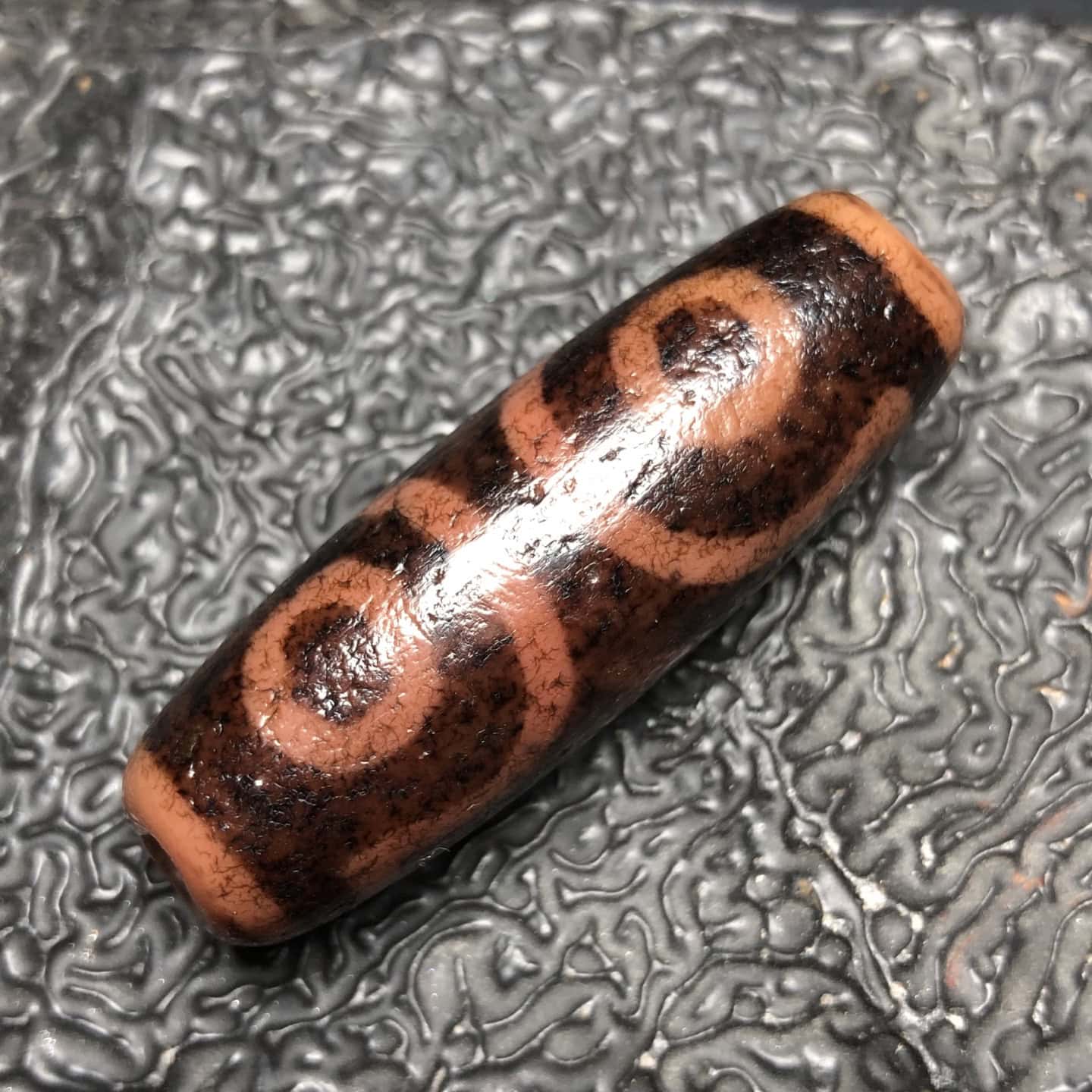 Chinese Natural Agate DZI Beads