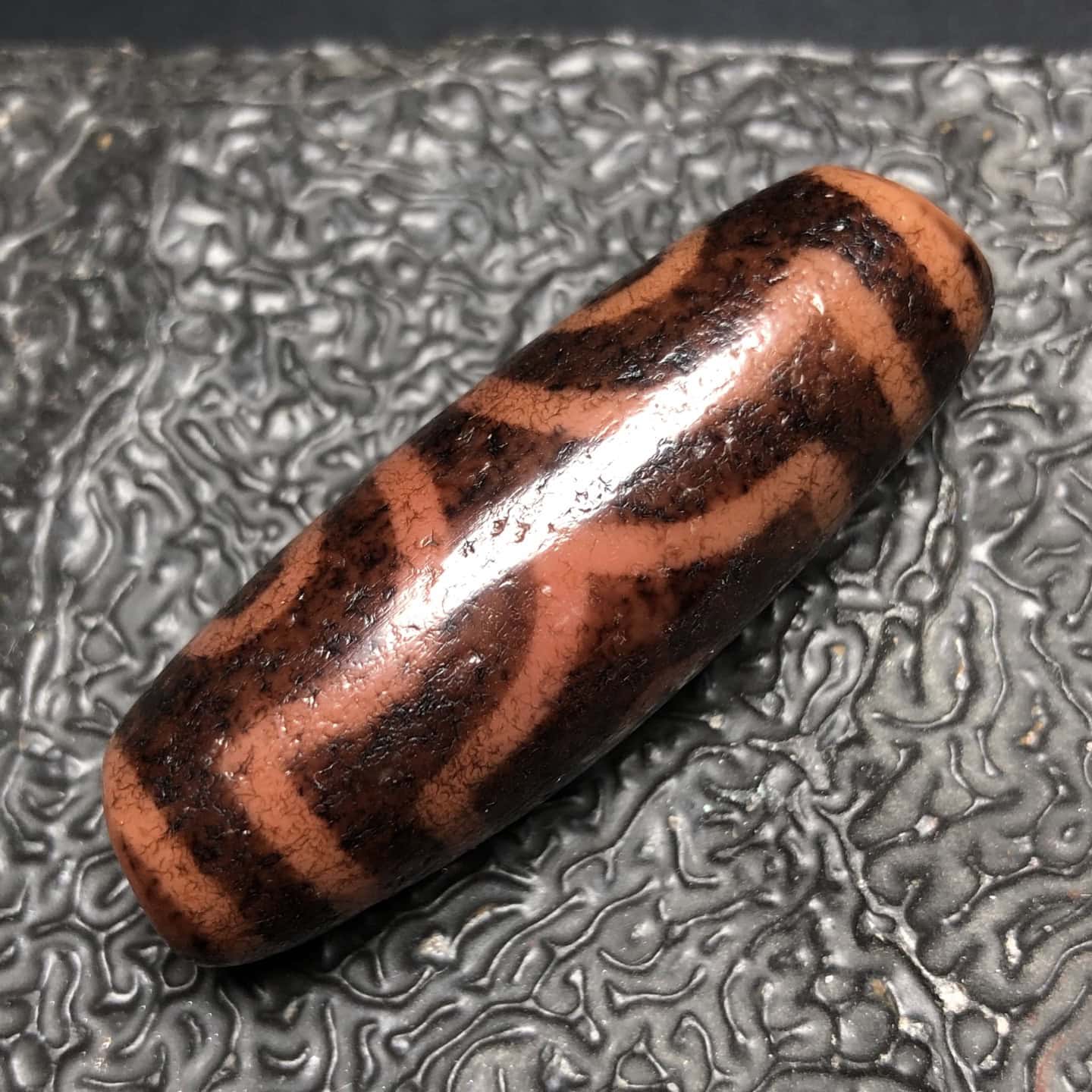 Chinese Natural Agate DZI Beads