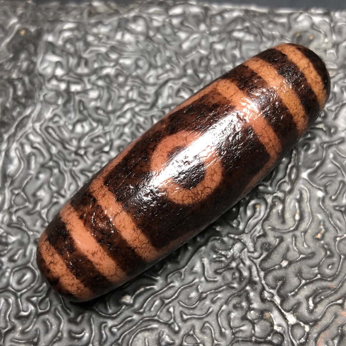 Chinese Natural Agate DZI Beads