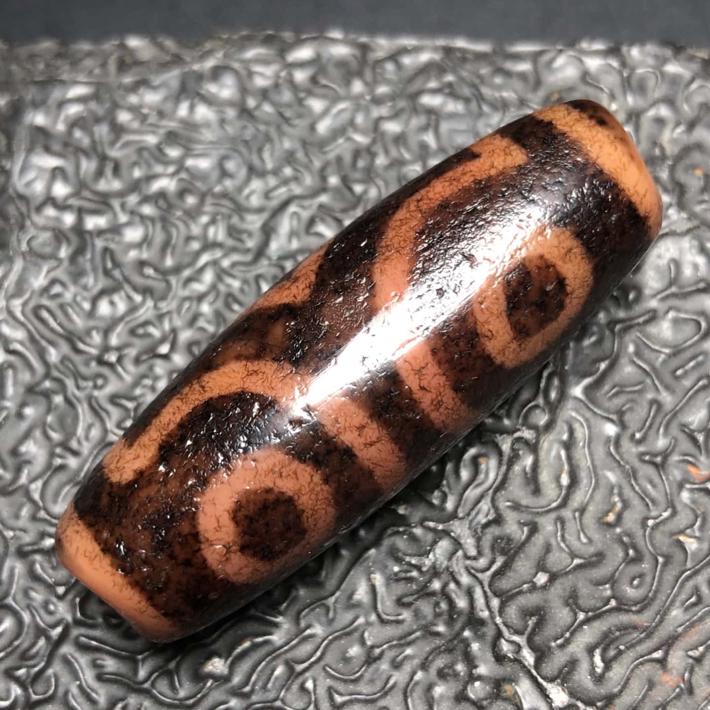 Chinese Natural Agate DZI Beads
