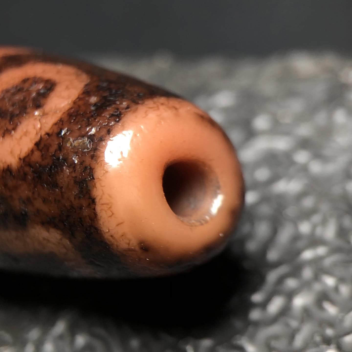Chinese Natural Agate DZI Beads