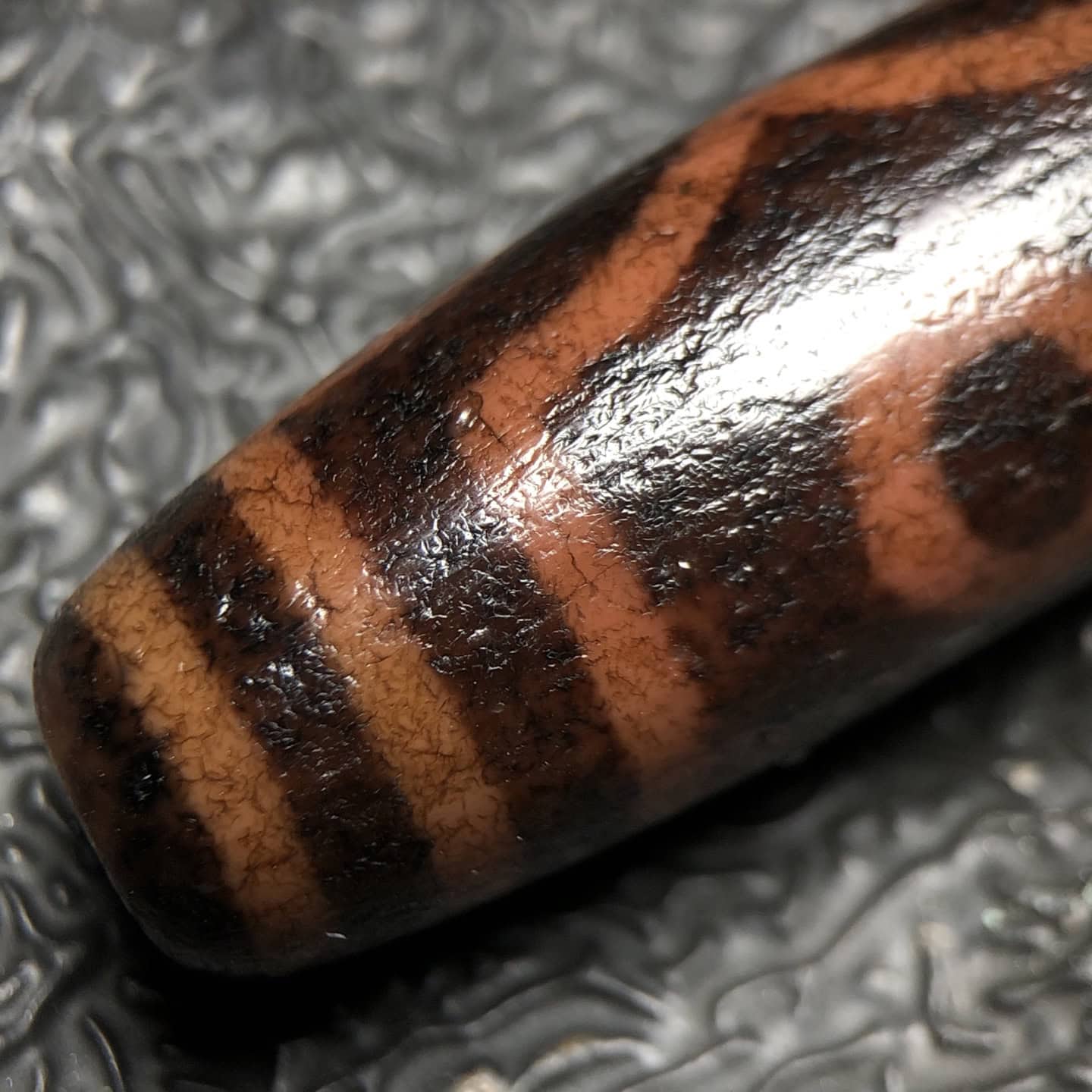 Chinese Natural Agate DZI Beads
