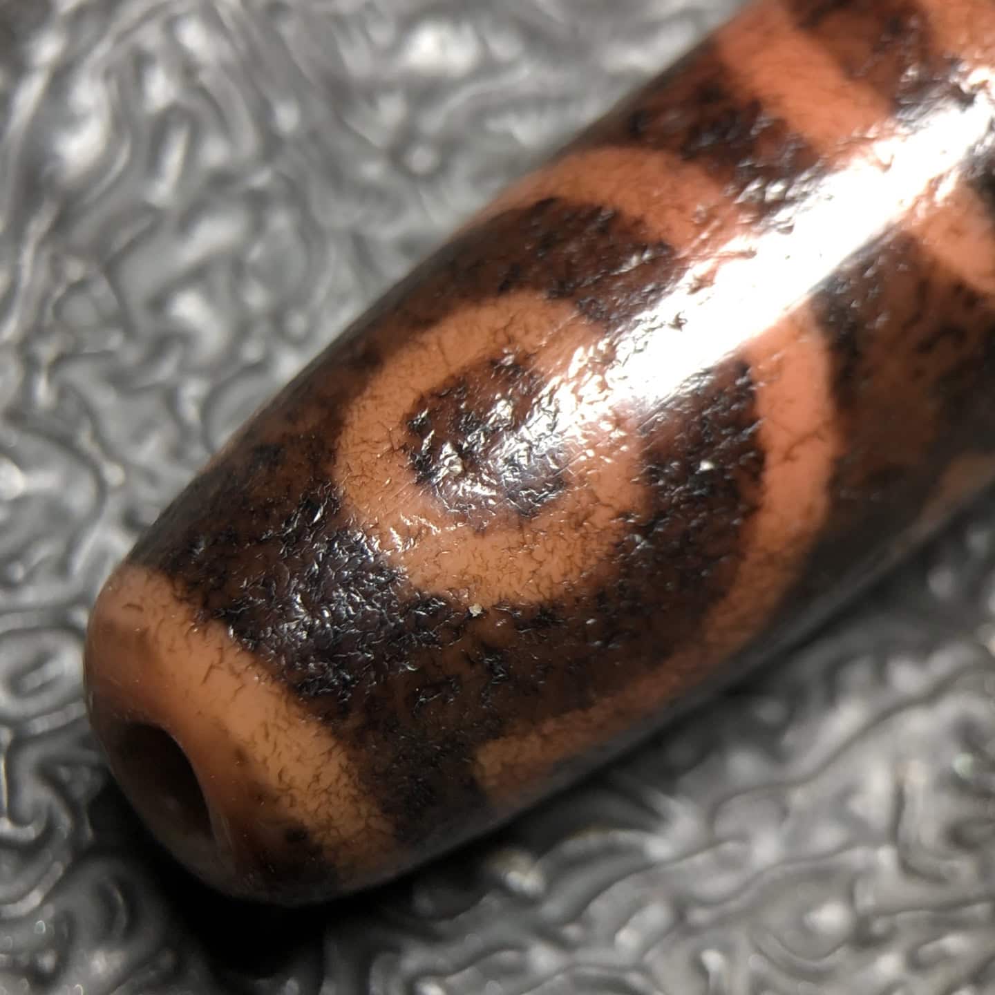 Chinese Natural Agate DZI Beads