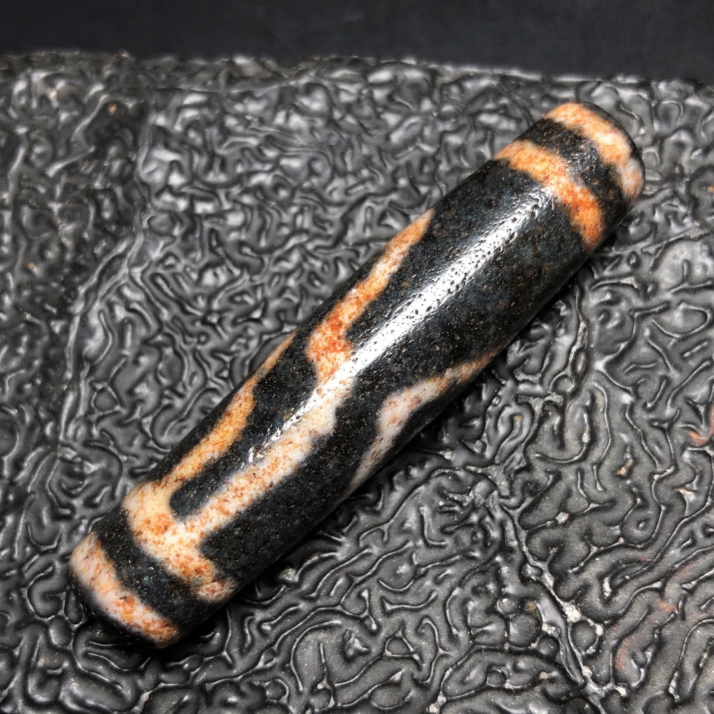 Chinese Natural Agate DZI Beads