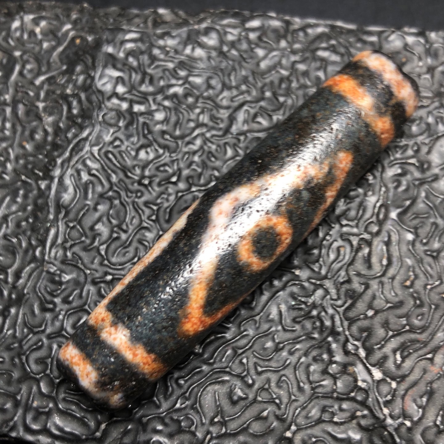 Chinese Natural Agate DZI Beads