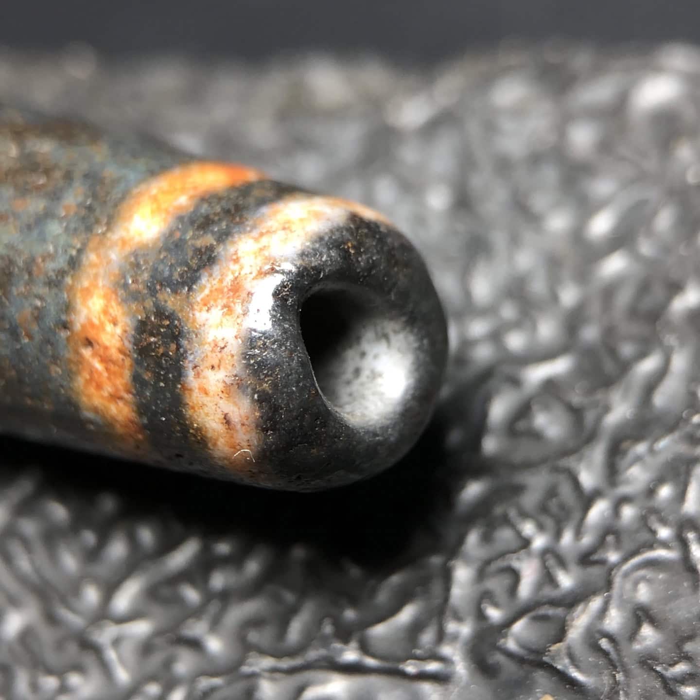 Chinese Natural Agate DZI Beads