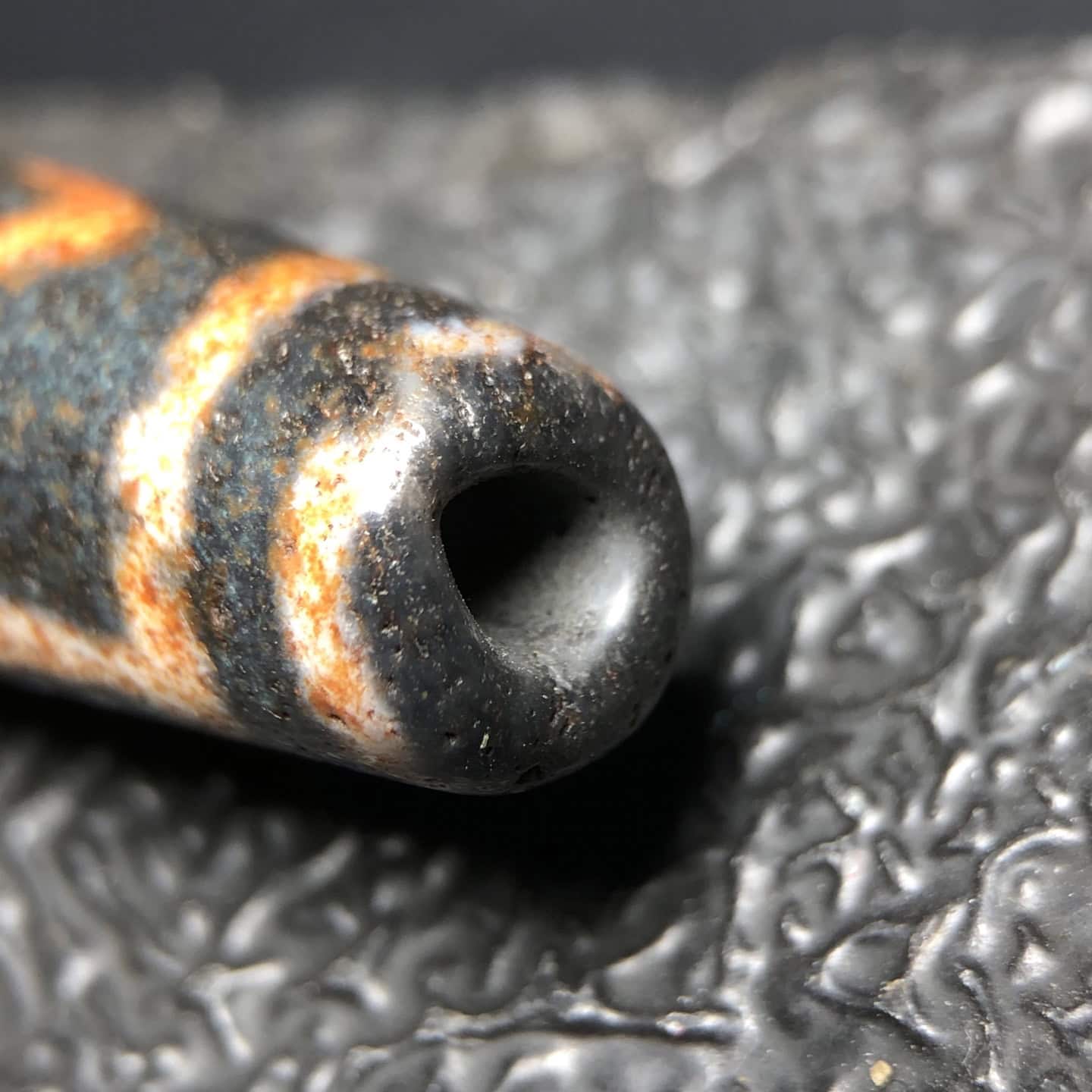 Chinese Natural Agate DZI Beads