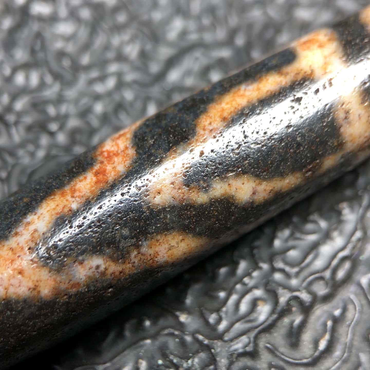 Chinese Natural Agate DZI Beads