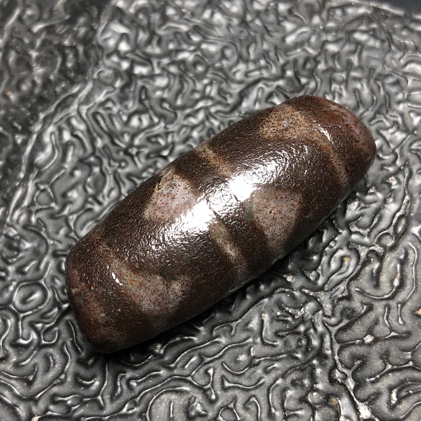 Chinese Natural Agate DZI Beads
