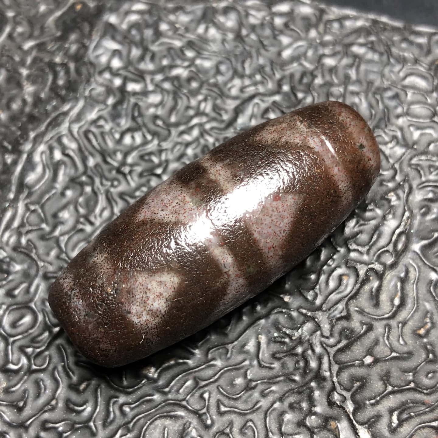 Chinese Natural Agate DZI Beads