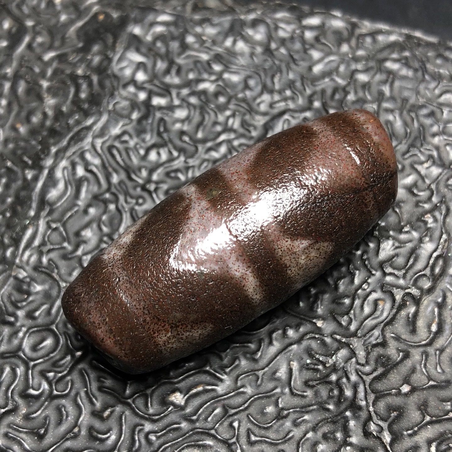 Chinese Natural Agate DZI Beads