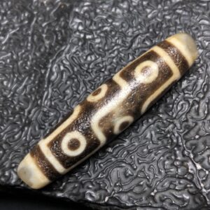 Chinese Natural Agate DZI Beads