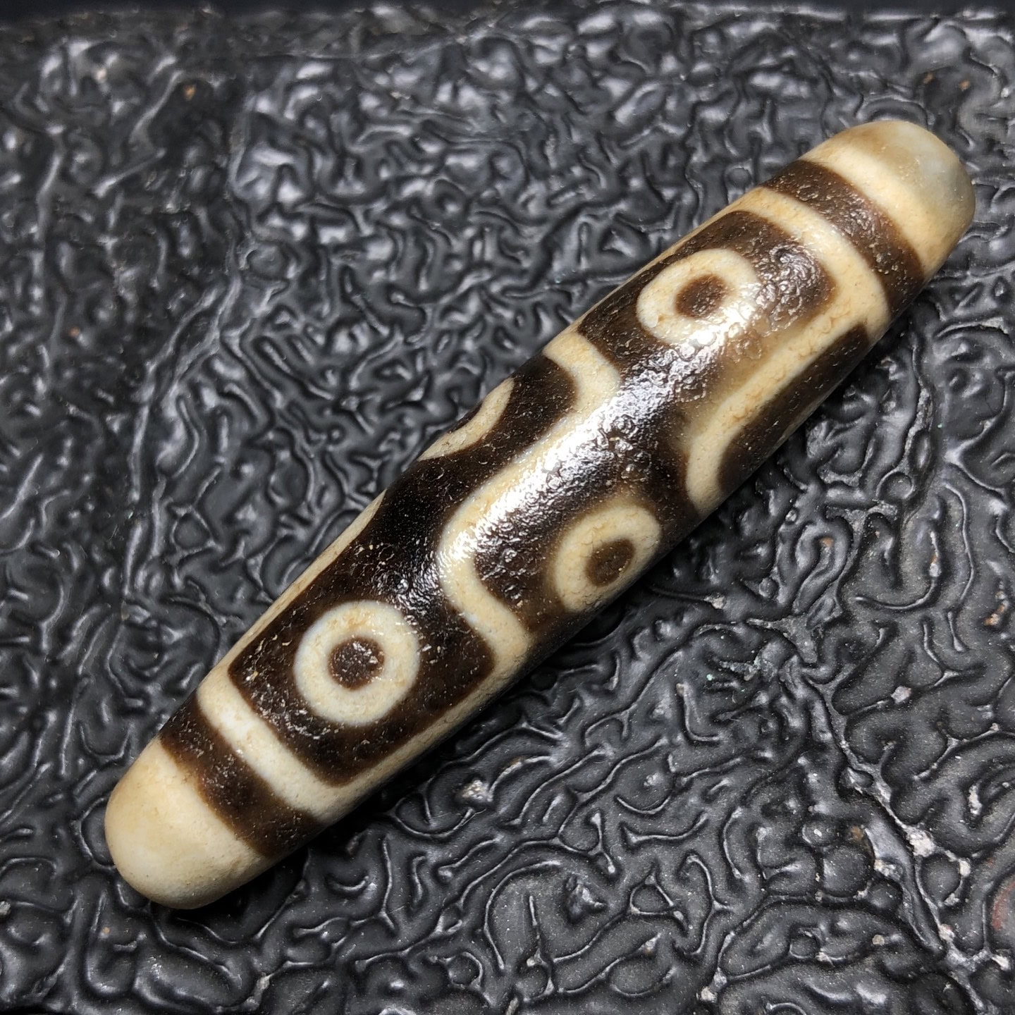 Chinese Natural Agate DZI Beads