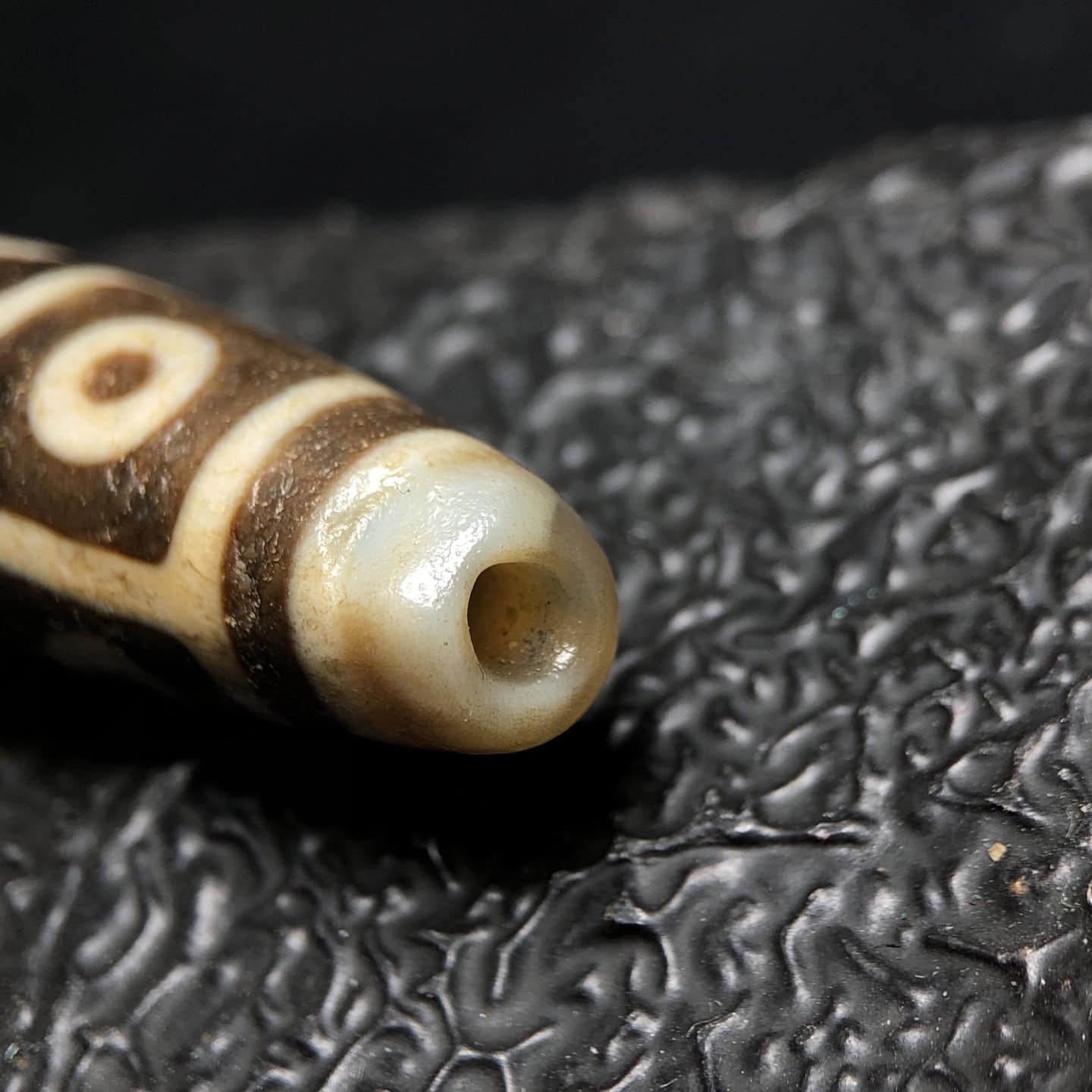 Chinese Natural Agate DZI Beads