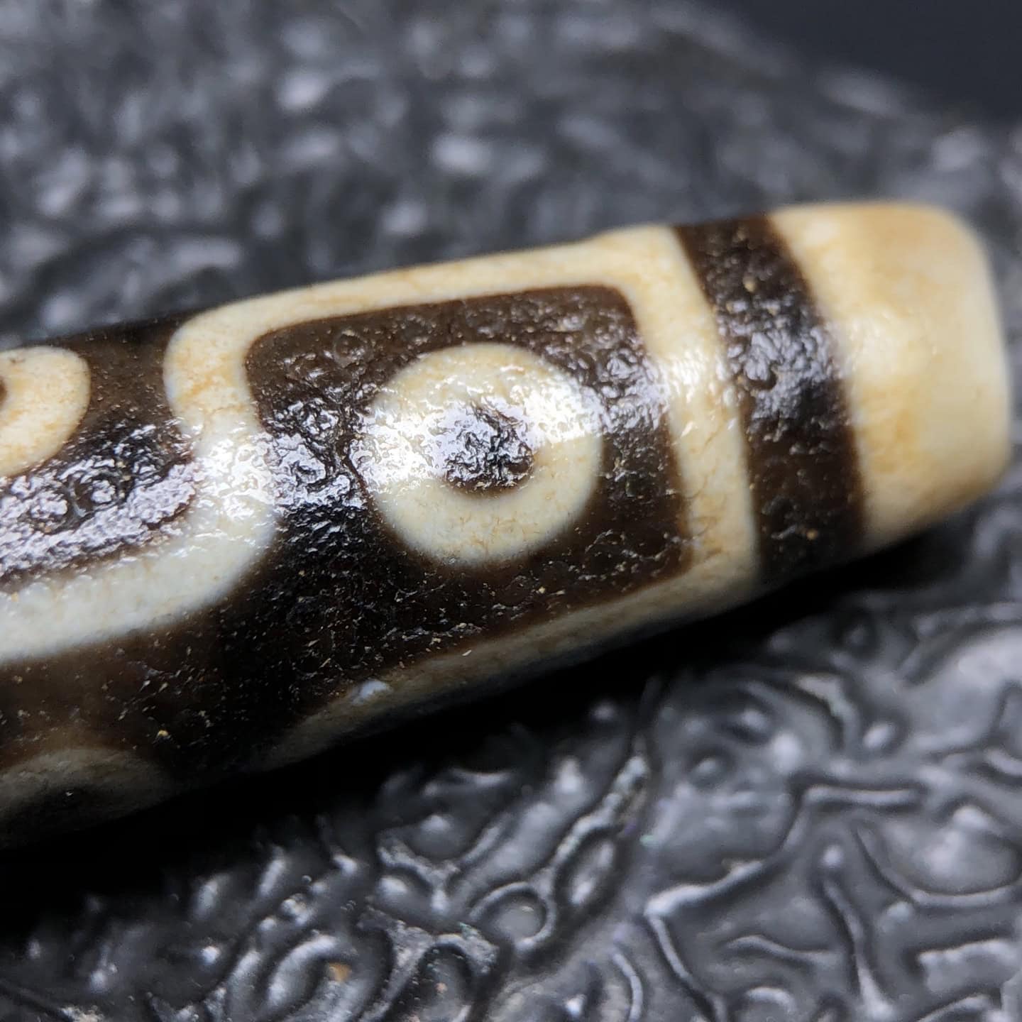 Chinese Natural Agate DZI Beads
