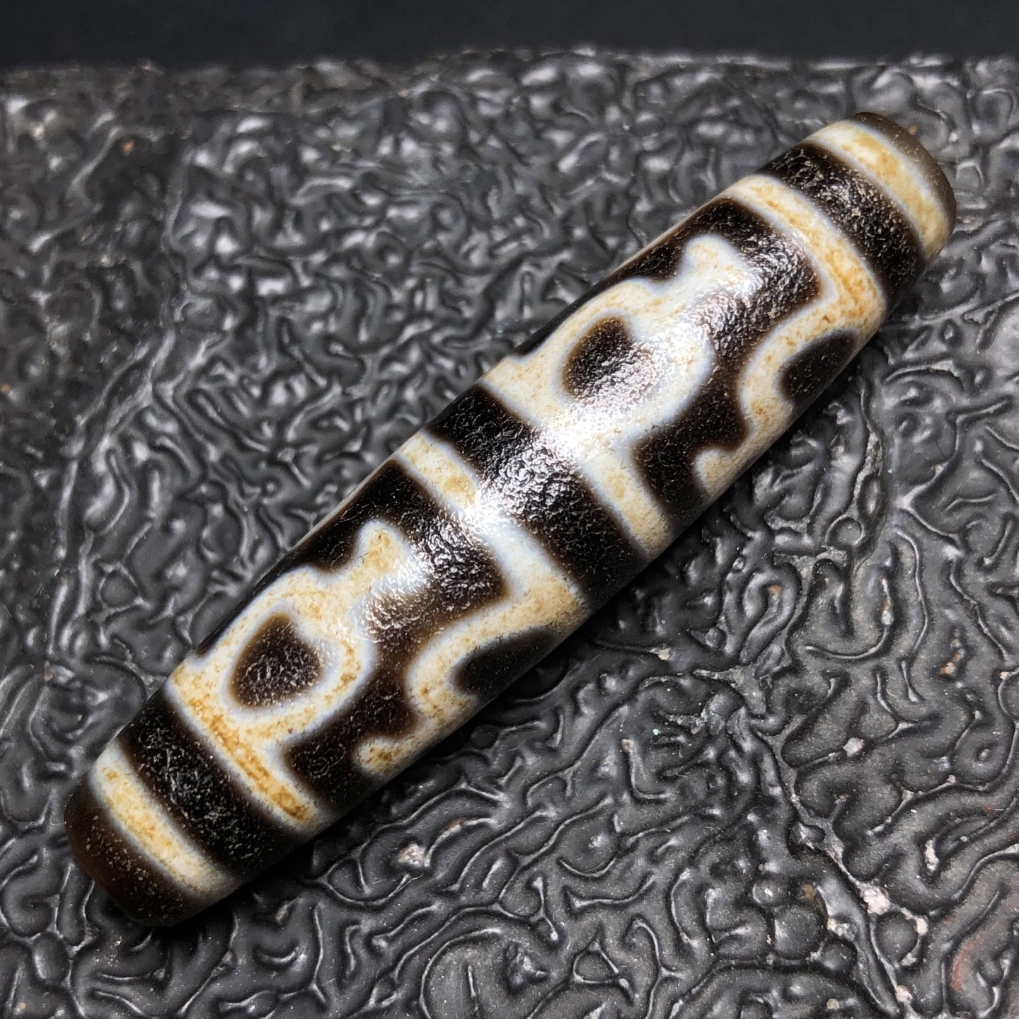 Chinese Natural Agate DZI Beads