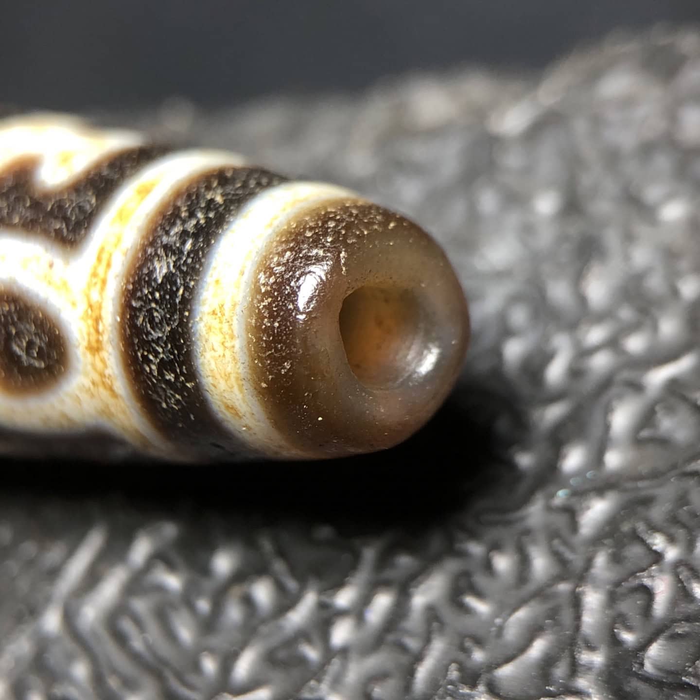 Chinese Natural Agate DZI Beads