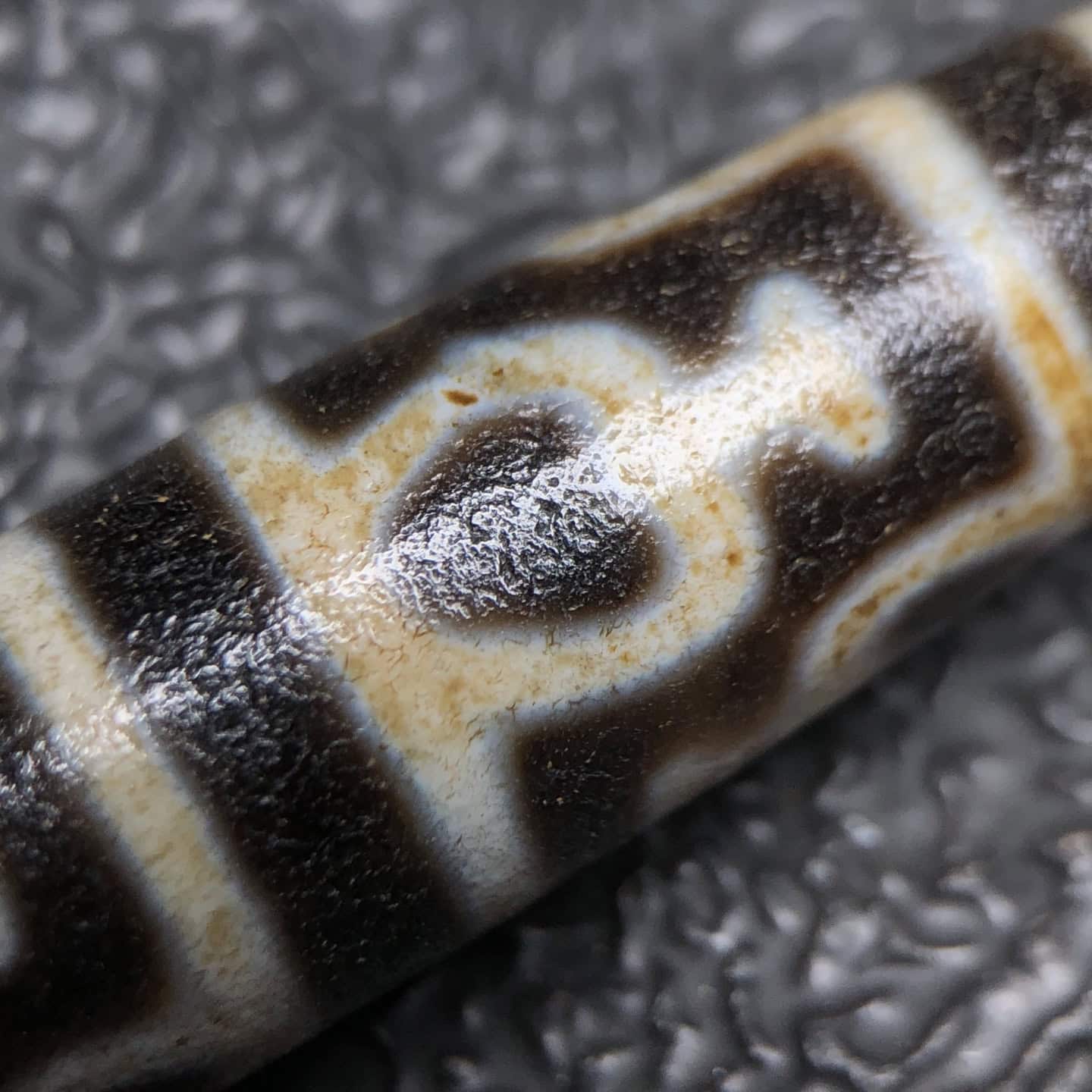 Chinese Natural Agate DZI Beads