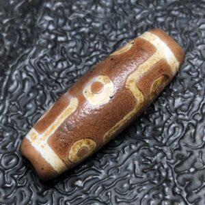 Chinese Natural Agate DZI Beads