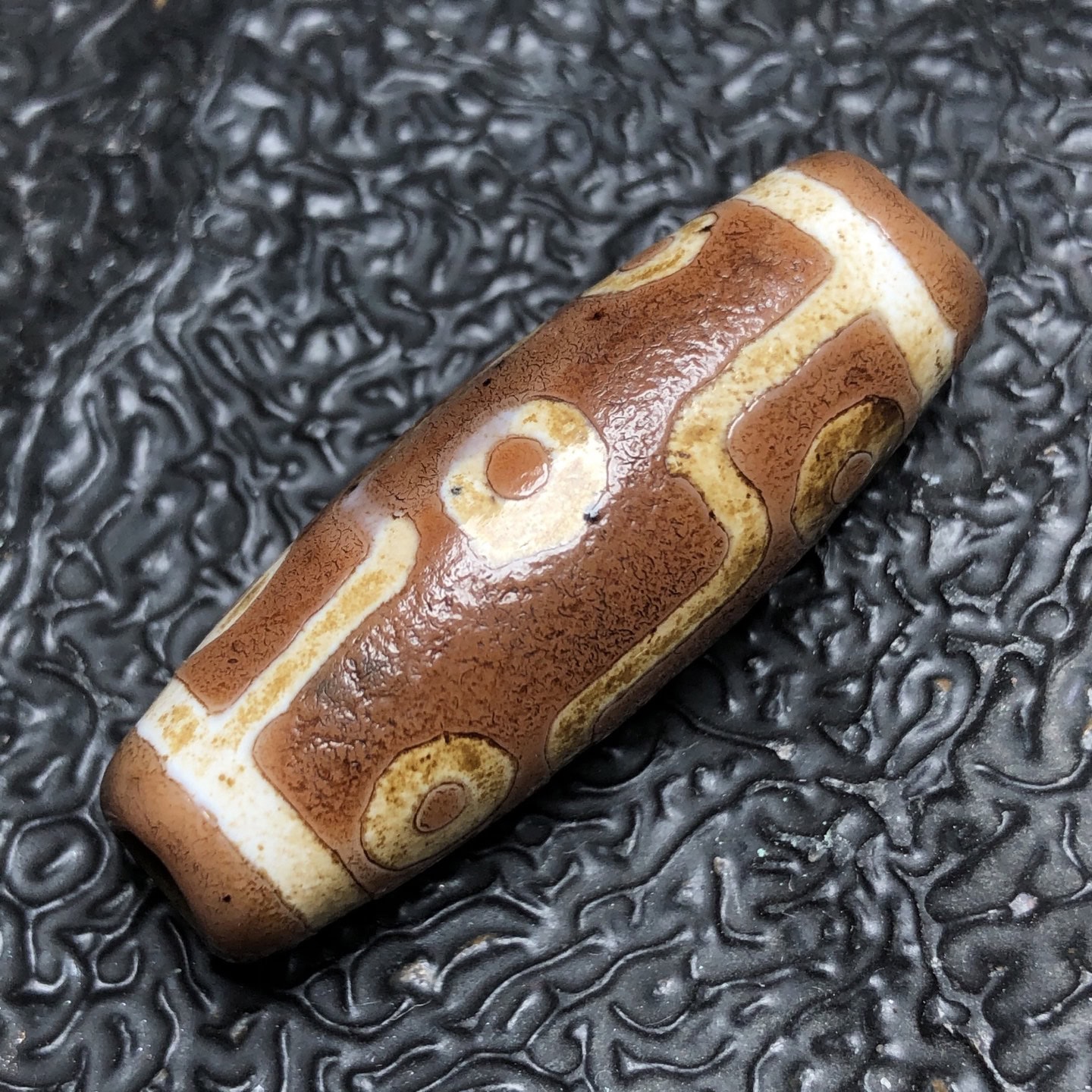 Chinese Natural Agate DZI Beads