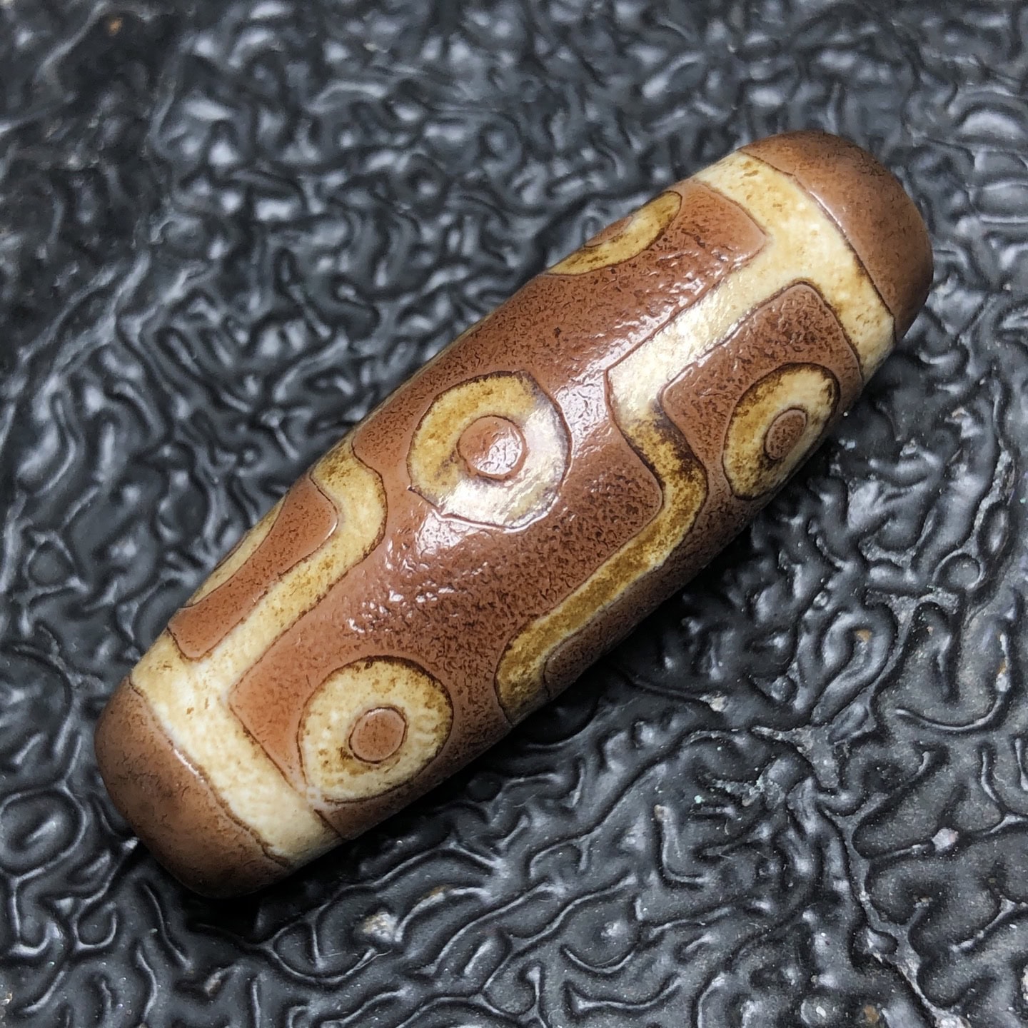 Chinese Natural Agate DZI Beads