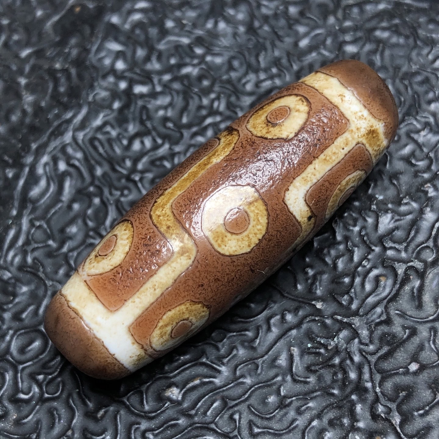 Chinese Natural Agate DZI Beads