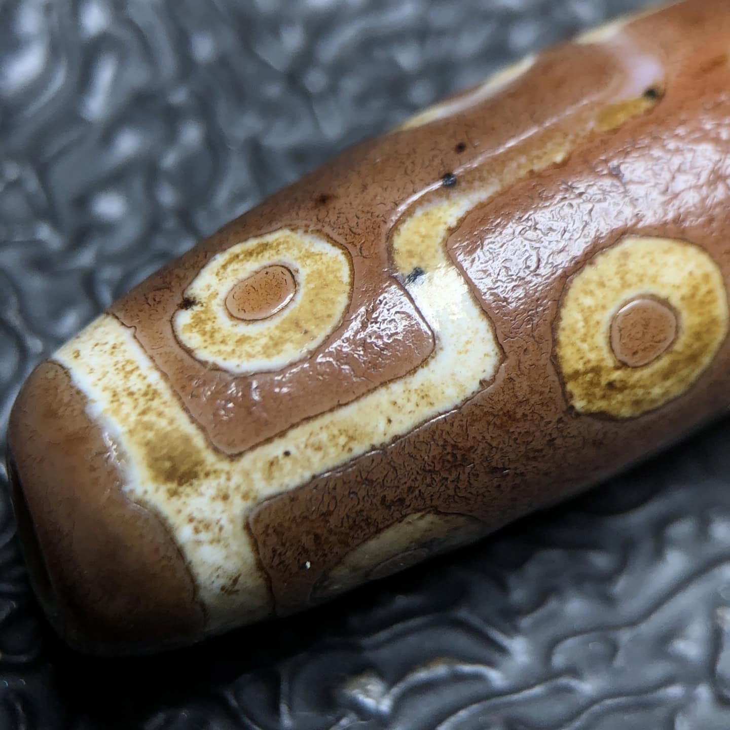 Chinese Natural Agate DZI Beads