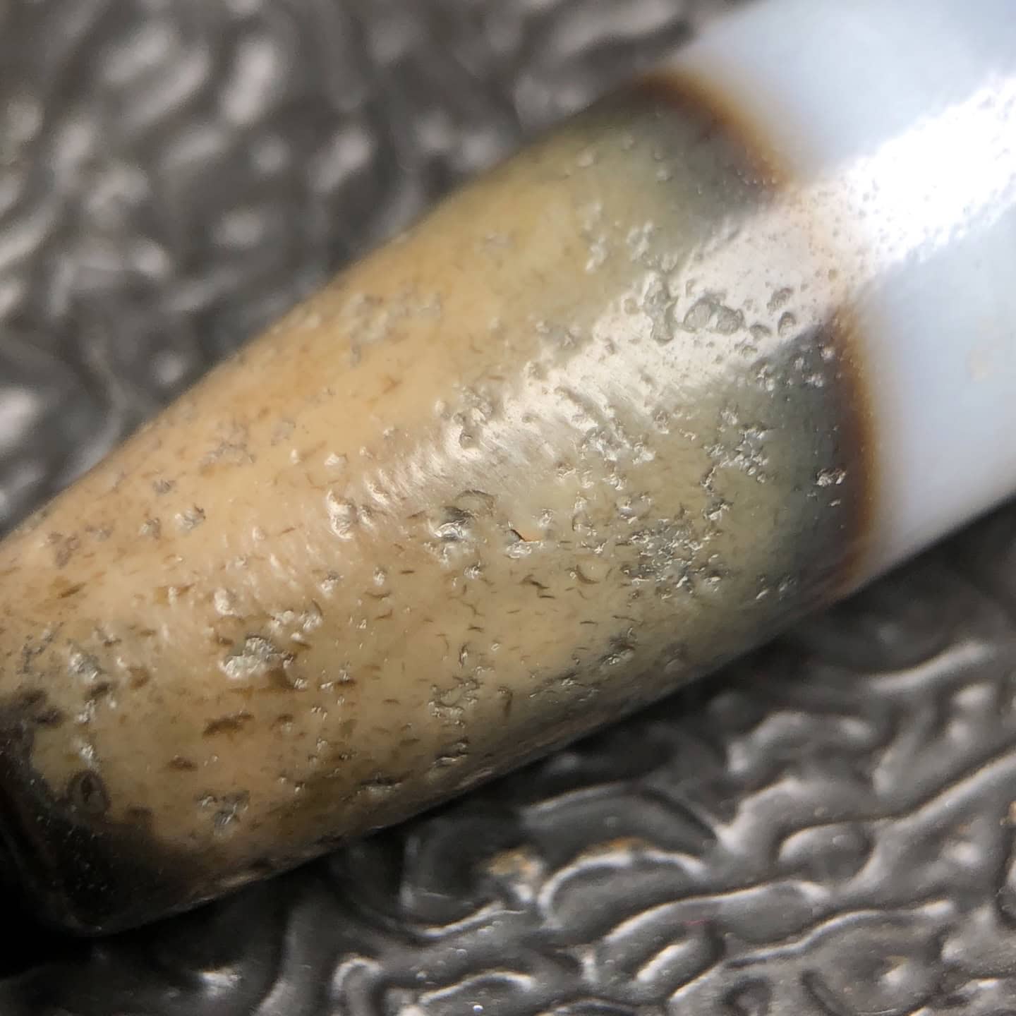 Chinese Natural Agate DZI Beads