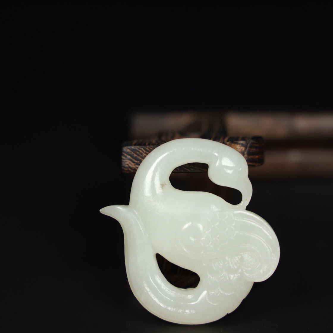 Chinese Natural Jade Carved Handles