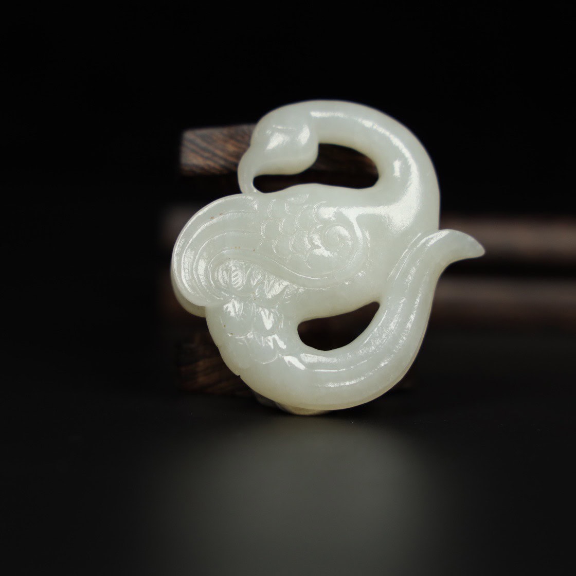 Chinese Natural Jade Carved Handles