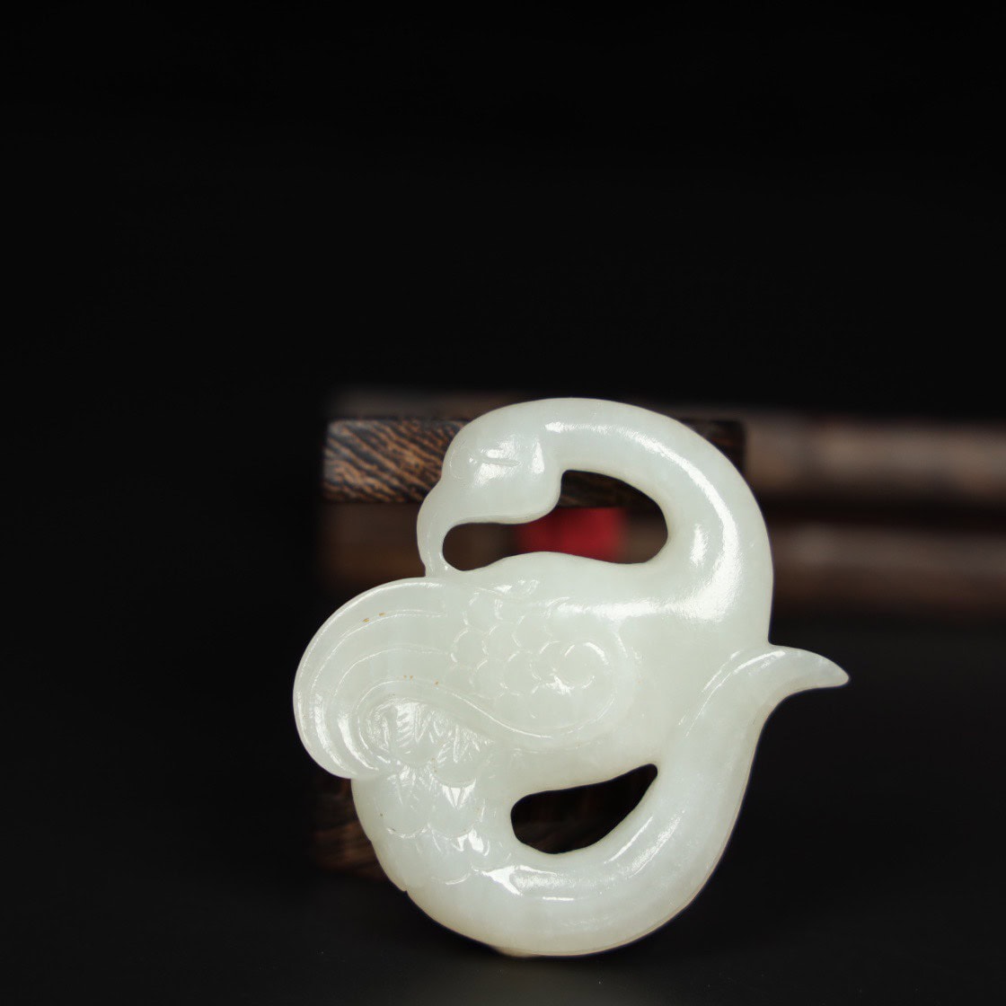 Chinese Natural Jade Carved Handles
