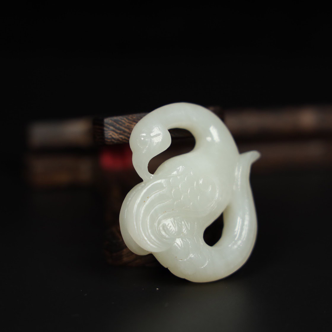 Chinese Natural Jade Carved Handles