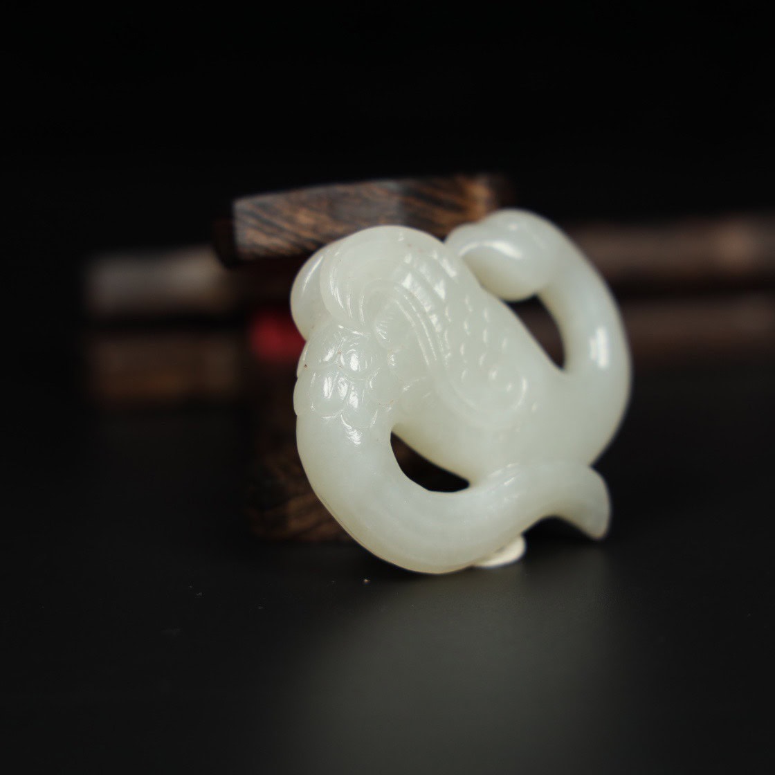 Chinese Natural Jade Carved Handles